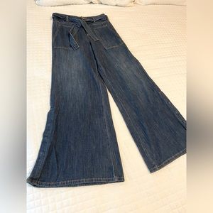 Anthropologie “Pilcro and the Letterpress” Palazzo Pant Jeans; Size 28
